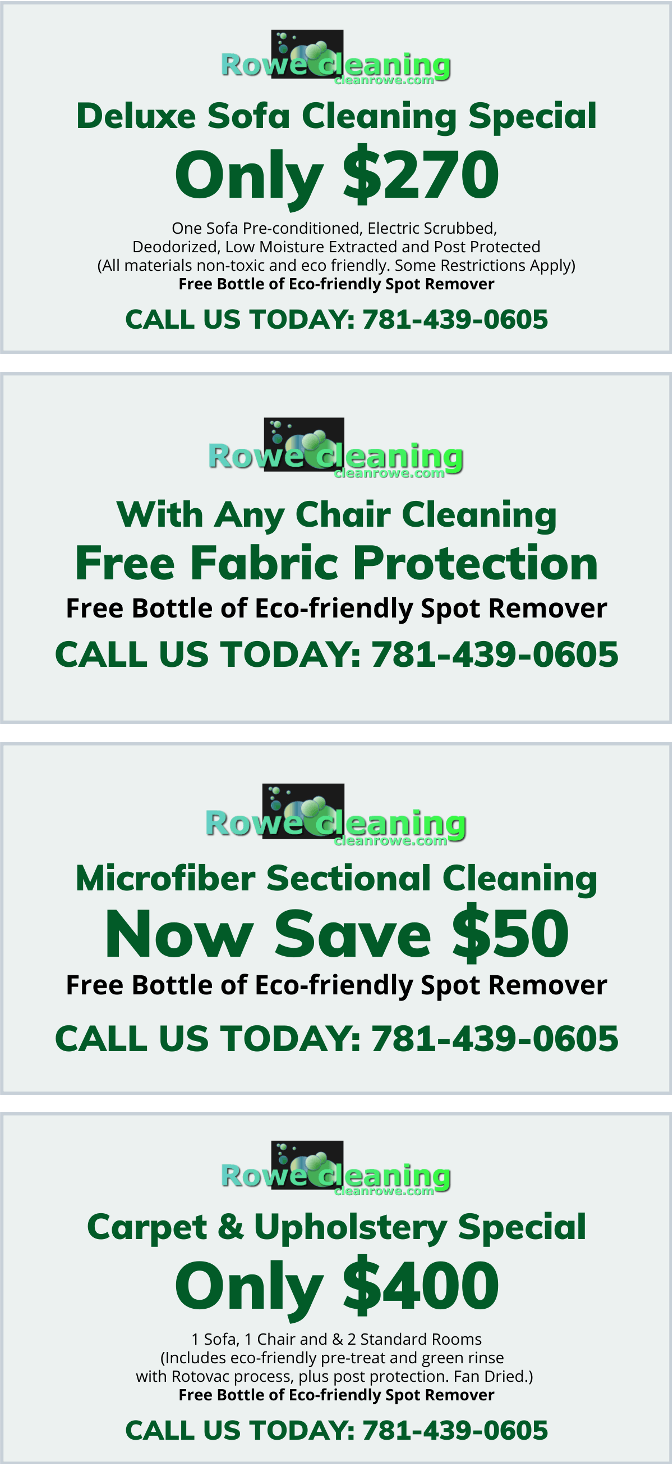 Upholstery Cleaning for Wakefield and surrounding MA areas.